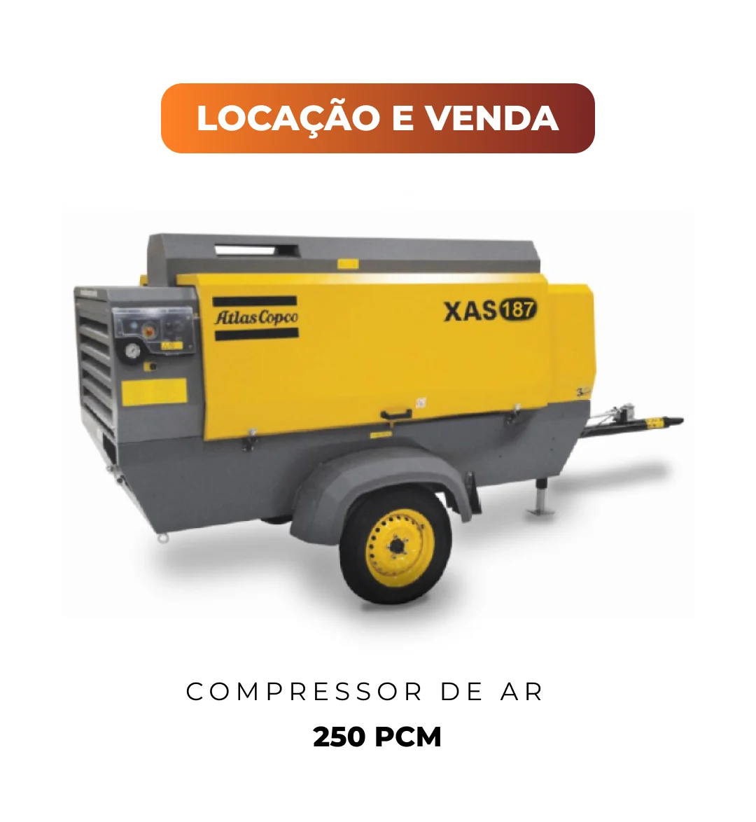 Compressor de ar 250 PCM