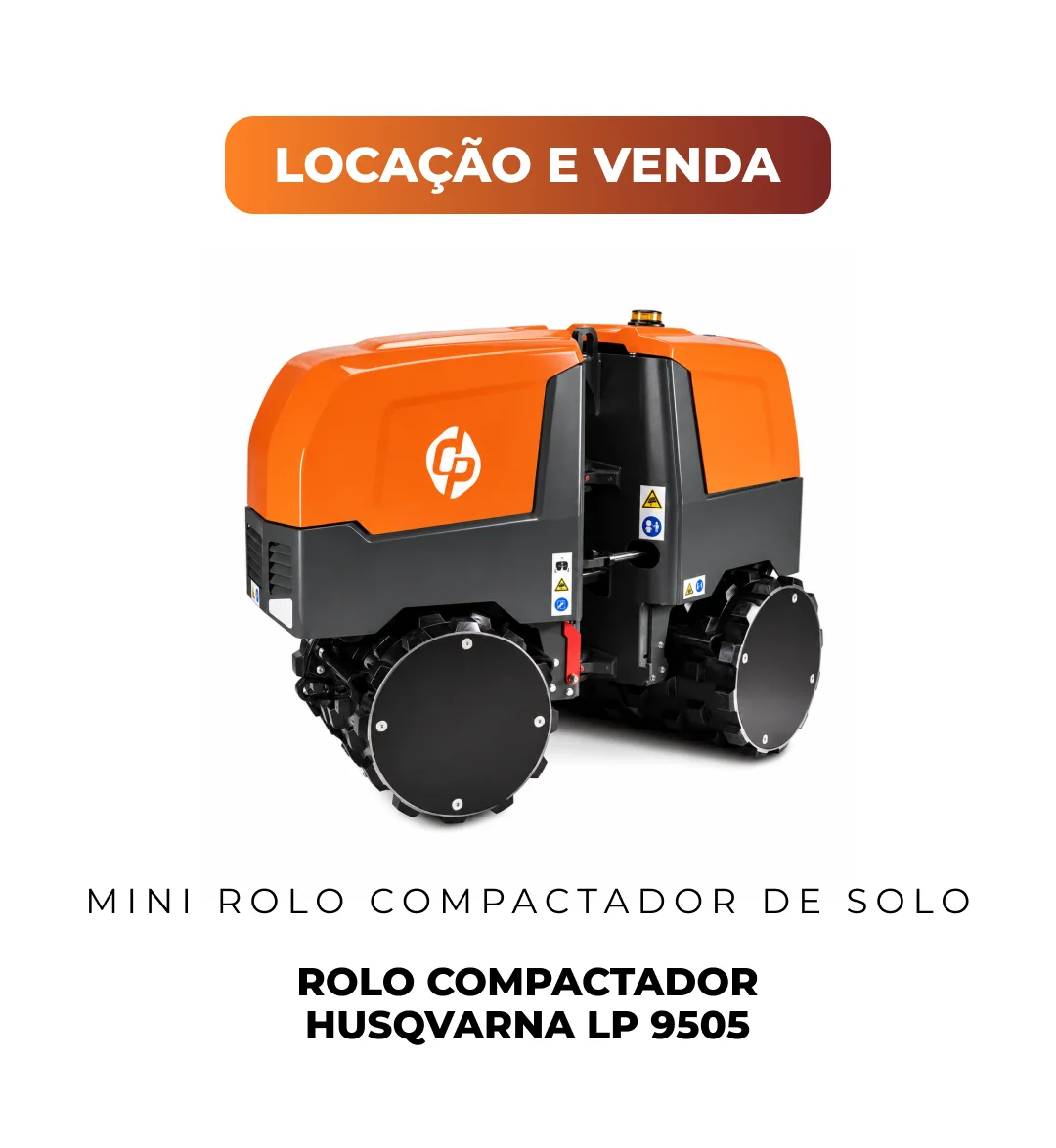 Rolo Compactador Husqvarna LP 9505