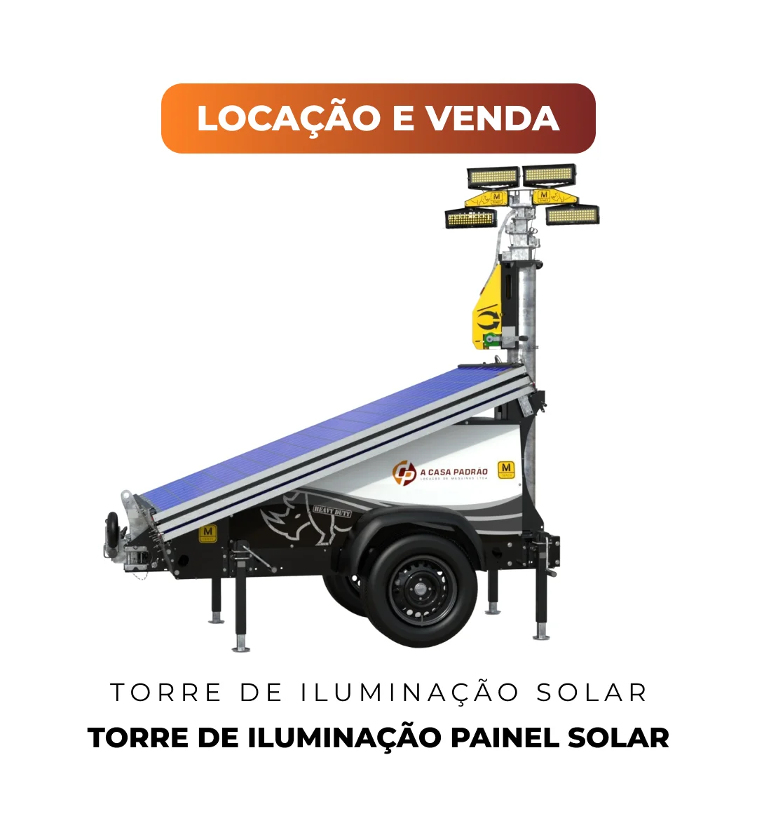 Torre de iluminação painel solar 2 v2